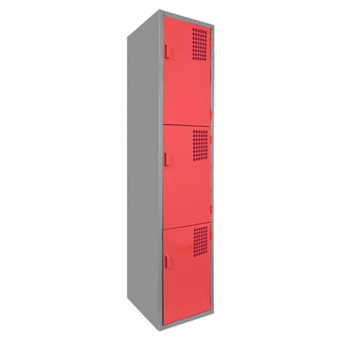 Locker Colors 3P Escarlata (Rojo)